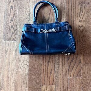 COACH Black Satchel Bag